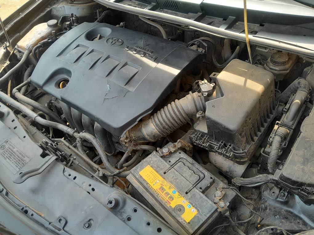 A picture of Toyota Corolla 2012 model toks standard Nigeria used nothing to