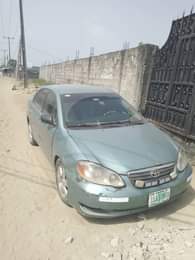 A picture of Hottest New Year Awoof Toyota Corolla 2006 Model Note Engine