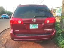 A picture of Clean Registered Toyota Sienna 2008 Location Palmgrove 2 9M 08125336344