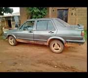 A picture of  Old Volkswagen Jetta Engine and Gear ok. First body